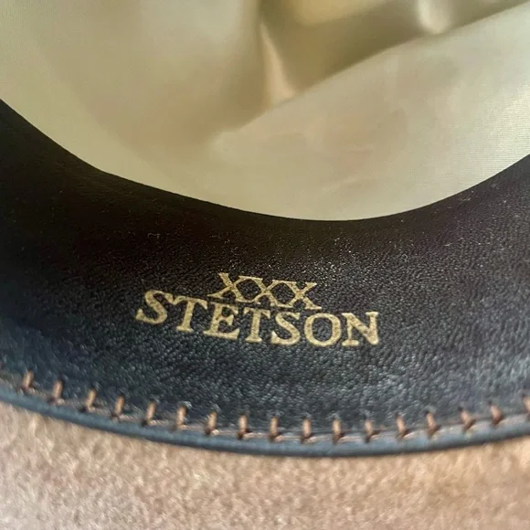 Vintage 1970’s Stetson Western Beaver Cowboy Hat In Excellent Condition 6 7/8 - Picture 5 of 16